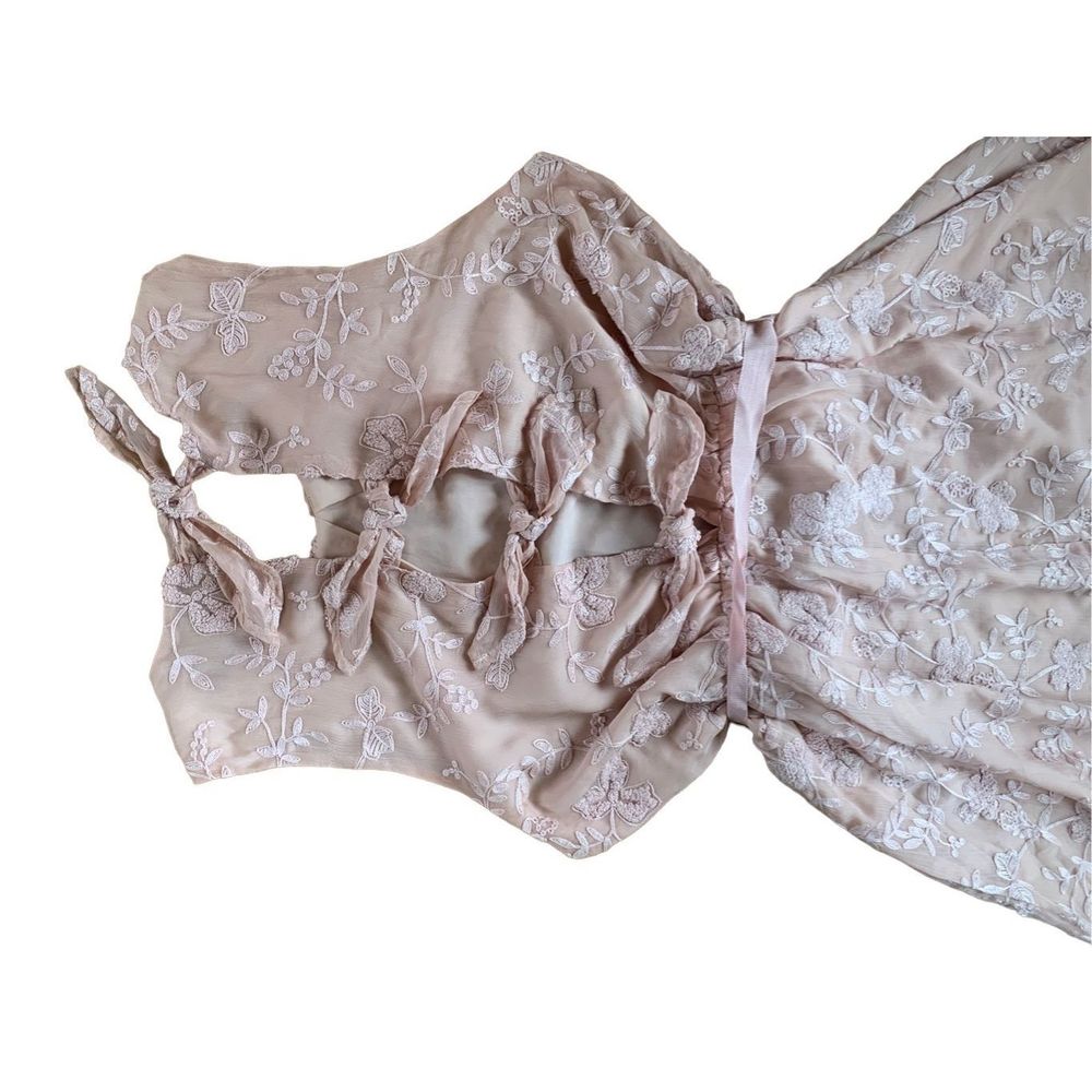 Anthropologie Sunday in Brooklyn blush dress